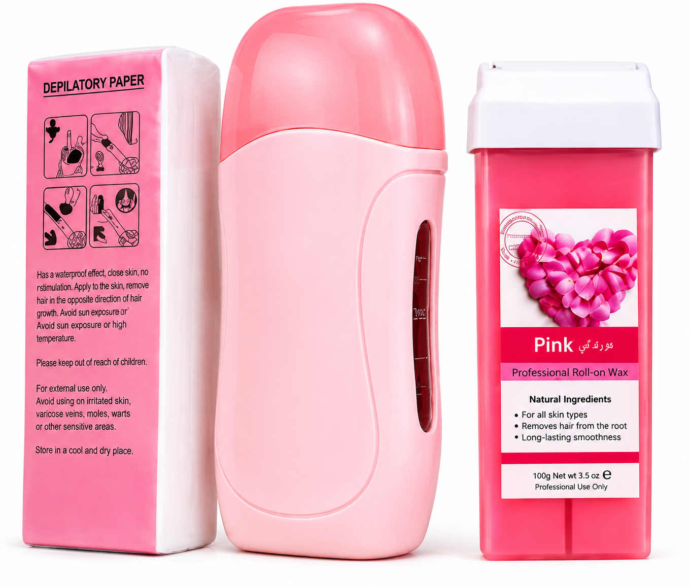 Roll-On Wax Kit – Smooth, Salon-Quality Hair Removal at Home