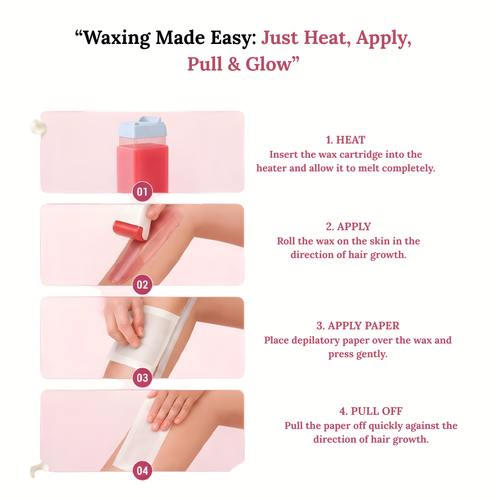 Roll-On Wax Kit – Smooth, Salon-Quality Hair Removal at Home