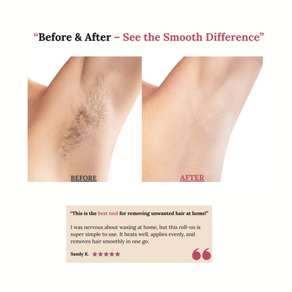 Roll-On Wax Kit – Smooth, Salon-Quality Hair Removal at Home